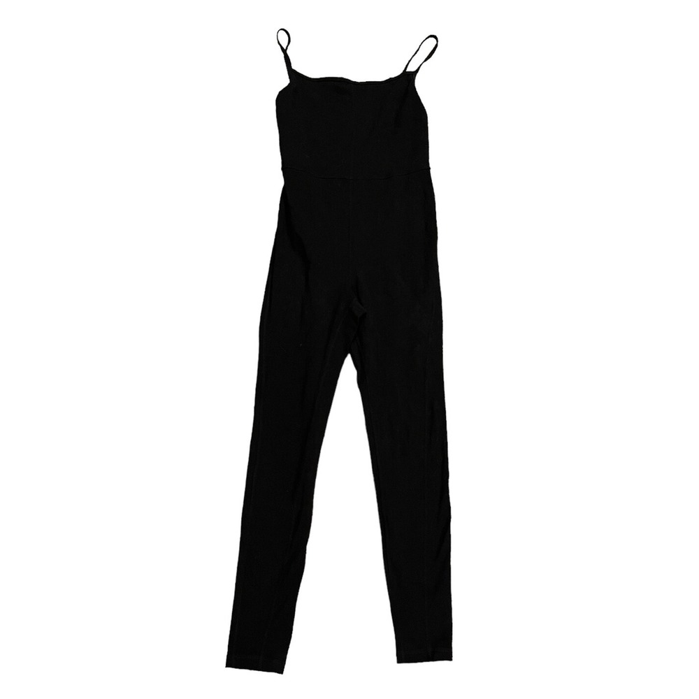 Wilfred‎ Free Aritzia Divinity Stretch Jumpsuit Full Length Black Sz M MSRP $98